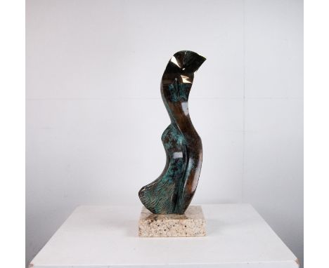 Sculpture in bronze signed: Stan Wijs, No. 4/8, 2017. - size height and width 31 x 16 cm