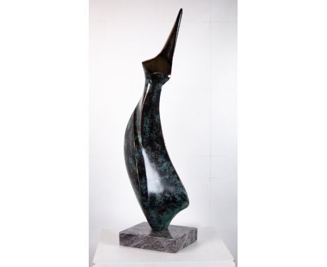 Sculpture in bronze signed: Stan Wijs, No. 7/8, 2010, With certificate   - size height and width 74 x 26 x 16 cm