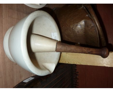 Ceramic pestle and mortar size no 6