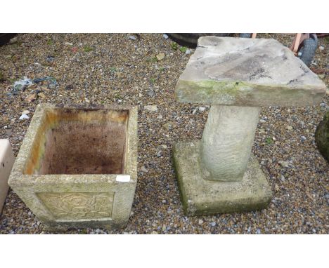 Planter and pedestal