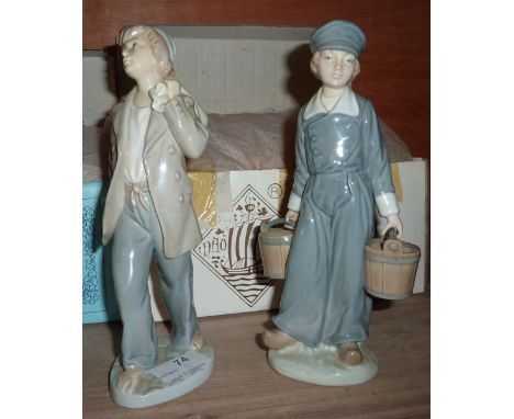 Lladro figurine & Nao figurine with original boxes