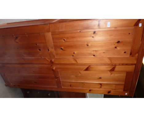 Pine double door wardrobe