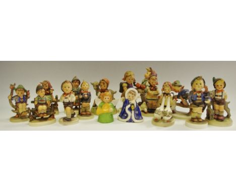 M.I. Hummel - various including Goose Girl no.47/3/0, Little Goat Herder 200/0, Be Patient no.197/2/0, Happy Traveller 109/0,