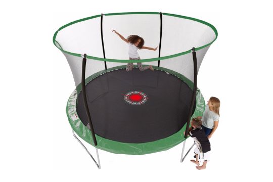 Sportspower 8 Ft Quad Lok Trampoline With Easi Store Enclosure And Flash Zone Rrp Boxed 149