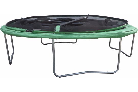 Sportspower 8 Ft Quad Lok Trampoline With Easi Store Enclosure And Flash Zone Rrp Boxed 149