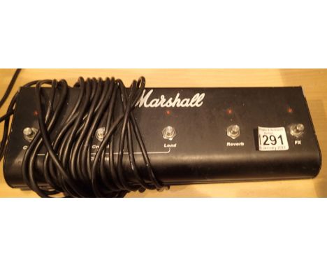 Marshall footswitch pedal. P&amp;P Group 1 (£14+VAT for the first lot and £1+VAT for subsequent lots) 