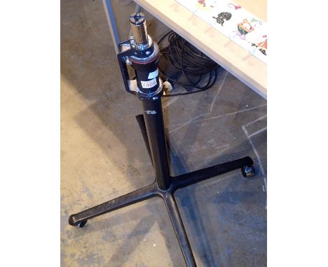 Metal TV/projector screen trolley stand on castors. Not available for in-house P&amp;P, contact Paul O'Hea at Mailboxes on 01