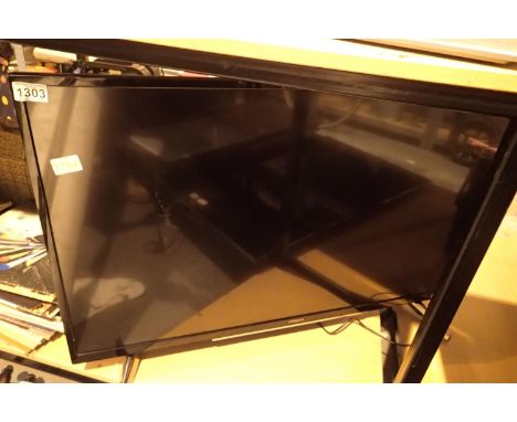 Hitachi 43HK6T74U 43'' flat screen television, remote in office (7754). Not available for in-house P&amp;P, contact Paul O'He