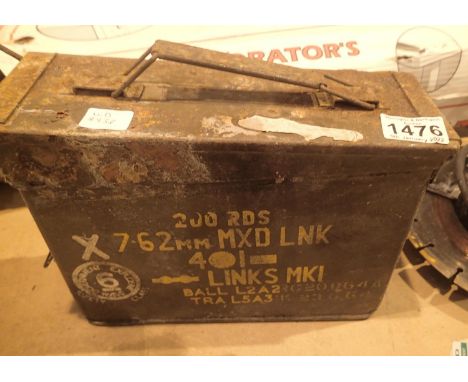 7.62mm ammunition box filled with approximately 9kg of self drilling screws. Not available for in-house P&amp;P, contact Paul