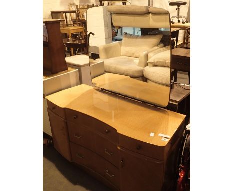 Vintage golden key mirrored back dressing table, 100 x 68 cm. Not available for in-house P&amp;P, contact Paul O'Hea at Mailb