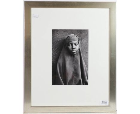 Sebastião Salgado (b.1944) Brazilian  Portrait of a young girl from the Somalia series  Photograph, printed on fujifilm paper