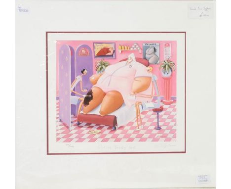 Sarah-Jane Szikora (Contemporary) ''Ladies Only Night'' Signed, inscribed and numbered 501/750, limited edition print togethe