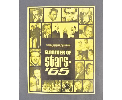 Summer Of Stars '65 - a rare original vintage 1960's concert programme and ticket stub from the ' Summer Of Stars 1965 ' conc