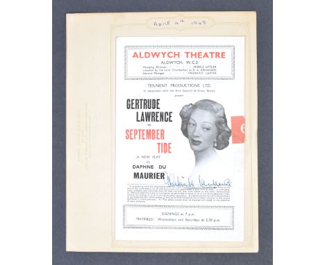 Gertrude Lawrence (1898-1952) - English&nbsp;English actress, singer, dancer and musical comedy performer, famous for her sta