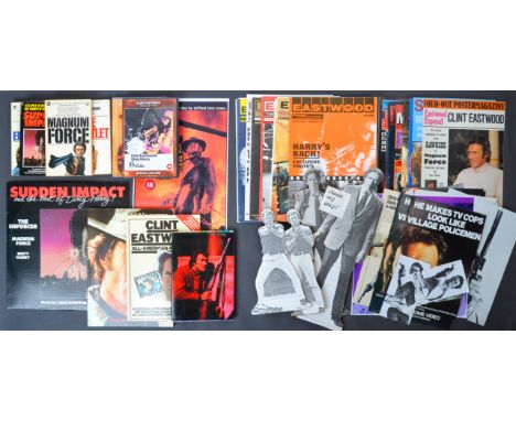 Clint Eastwood - a large collection of assorted Clint Eastwood related memorabilia, to include; a Clint Eastwood vinyl record