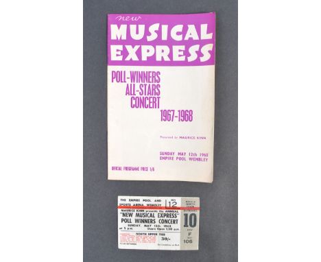 The Rolling Stones - a rare piece of Rolling Stones memorabilia - an original NME New Musical Express ' Poll Winners All Star