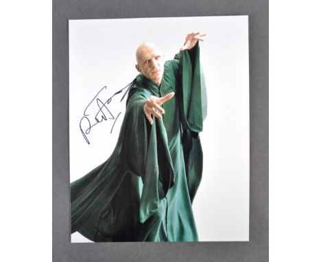 Ralph Fiennes - English Actor &amp; Director - Harry Potter franchise - impressive signed 8x10" colour photograph of Fiennes 