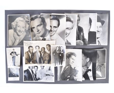 An interesting collection of early 8x10" (and some other size) black and white publicity photographs (appearing ex-agent use)