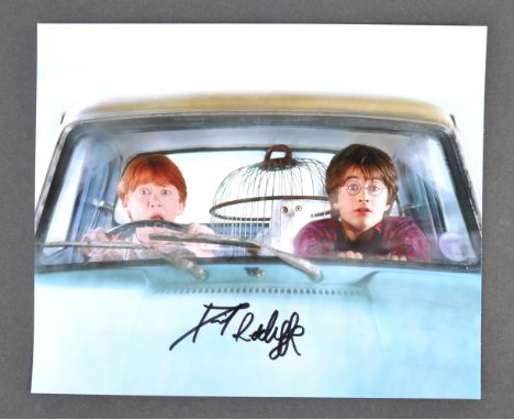 Daniel Radcliffe - British Actor - autographed 8x10" colour photograph of him as Harry Potter in The Chamber Of Secrets. Sign