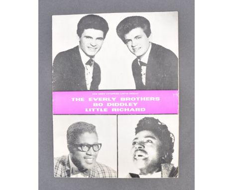 The Everly Brothers / Bo Diddley &amp; Little Richard with support from The Rolling Stones - a rare 1963 concert programme fe