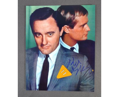 Robert Vaughn - (1932-2016) - The Man From UNCLE - an impressive colour autographed photograph of Vaughn from the series. Sig