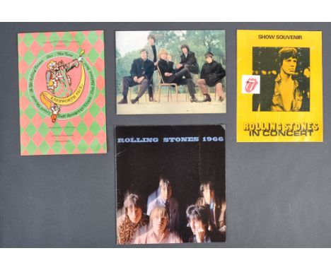 The Rolling Stones - a collection of x4 original vintage concert / tour programmes, to include; Rolling Stones 1966 programme