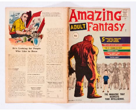 Amazing Adult Fantasy 7 (1961). Light tan pages [vg]. No Reserve