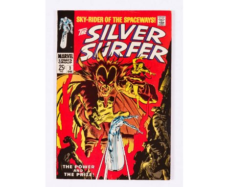 Silver Surfer 3 (1968) Cents copy, cream/light tan pages [nm-]. No Reserve