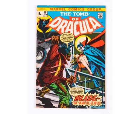 Tomb of Dracula 10 (1973). Cream/light tan pages, back cover margin light discolouration [vfn-]. No Reserve