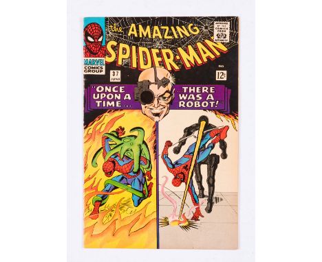 Amazing Spider-Man 37 (1966). Cents copy. Light back cover crease [vfn-]. No Reserve