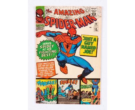 Amazing Spider-Man 38 (1966). Light pen stroke to cover, cream pages [vfn-]. No Reserve