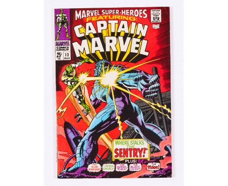 Marvel Super-Heroes 13 (1968) Cents copy. Light tan pages with slightly darker lower margins [vfn]. No Reserve
