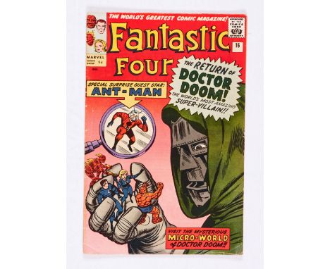 Fantastic Four 16 (1963). Cream/light tan pages [fn-]. No Reserve