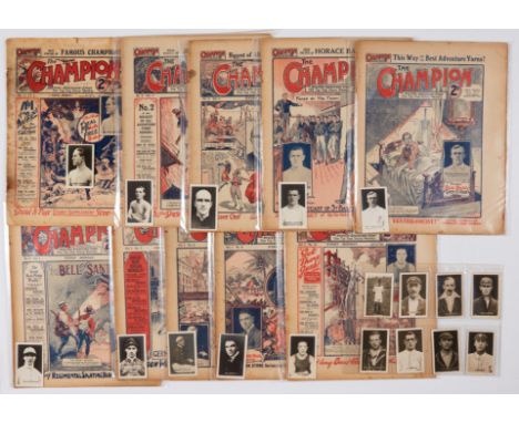 Champion (1922) 1-10. With all 10 free gift Famous Champions Real Photos. Including Georges Carpentier, Horace Barnes, Steve 