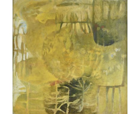 ARR * Newcomb (Mary, 1922-2008). Wives and Flowers, April 1961, oil on board, signed and dated lower right, additionally insc