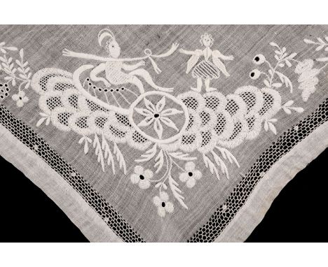 * Handkerchiefs. A collection of handkerchiefs, 19th and early 20th century, 17 whitework and lace cotton handkerchiefs, vari