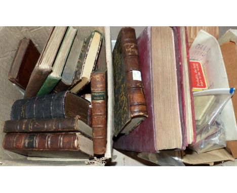 A small suitcase containing packs of playing cards; a collection of beer mats and bottle labels; various 19th century and lat