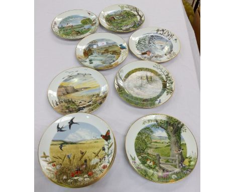 A set of 12 Royal Worcester plates:  Months of the Year