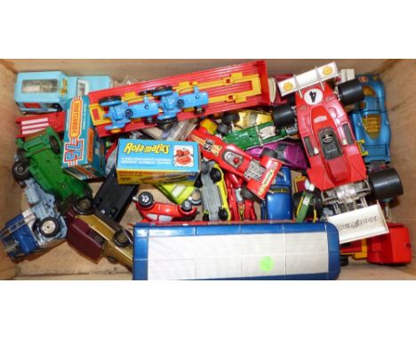 A selection of 1960's and 70's vintage diecast cars
