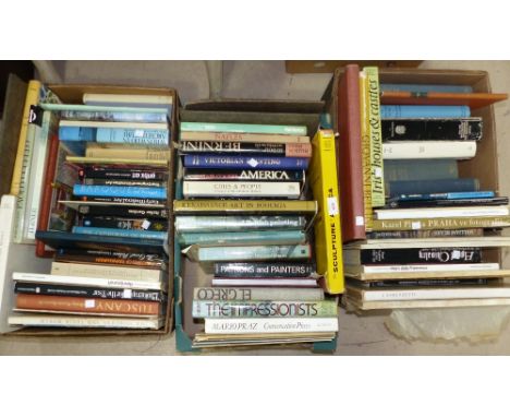 A quantity of books on art subjects