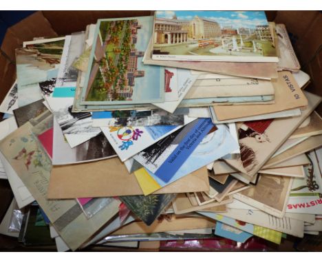 A selection of cartes de visite; photographs; vintage postcards; theatre programmes; etc.