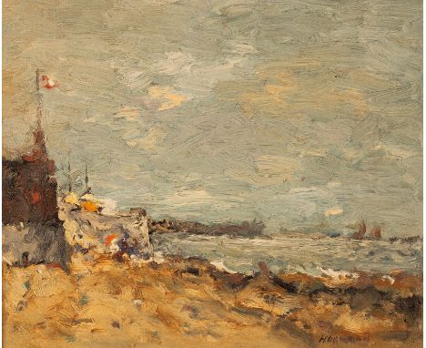 Charles Horwood (1908-1975)/Ramsgate/signed; further signed, inscribed and dated 1968 verso/oil on canvas, 24cm x 26.75cm CON