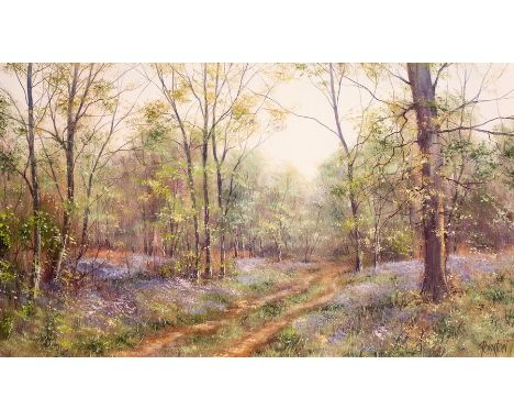Deborah Poynton (born 1970)/Lavender Wood/oil on canvas, 35cm x 60cm CONDITION REPORT: ARR Artist's Resale Right may apply to