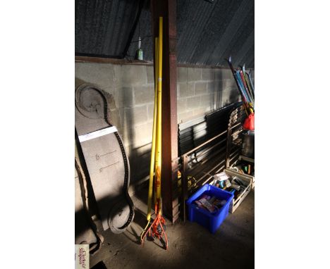 A quantity of Wolf long handled gardening tools