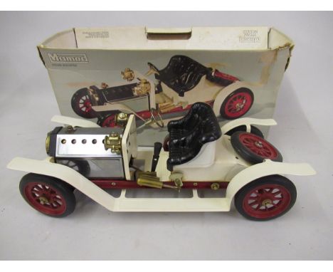 Mamod tin plate steam roadster model, in original box 