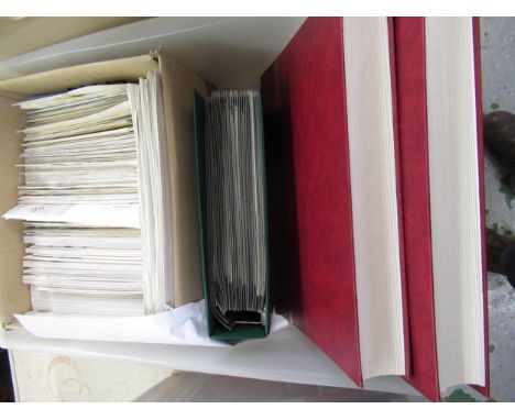 Box containing various stock books of mainly used Great Britain stamps, Queen Victoria to the present day, together with a qu