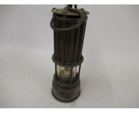 Brass and tin miners lamp, The Premier Lamp & Engineering Co. 