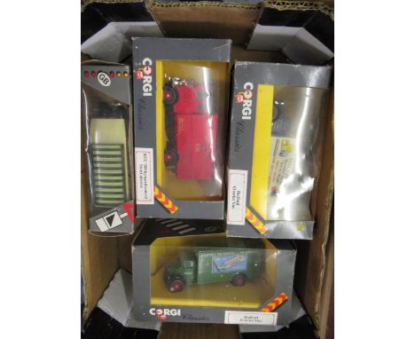 Four various Corgi boxed model vehicles 