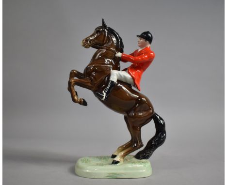 A Beswick Huntsman on Rearing Horse, Model No.868 