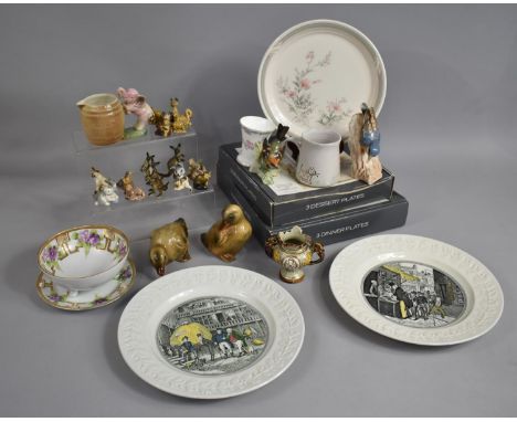 A Collection of Various Ceramics and China to include Wade Whimsys, Goebel Bird, Hornsea 'Take More Water With It' Jug, Norit
